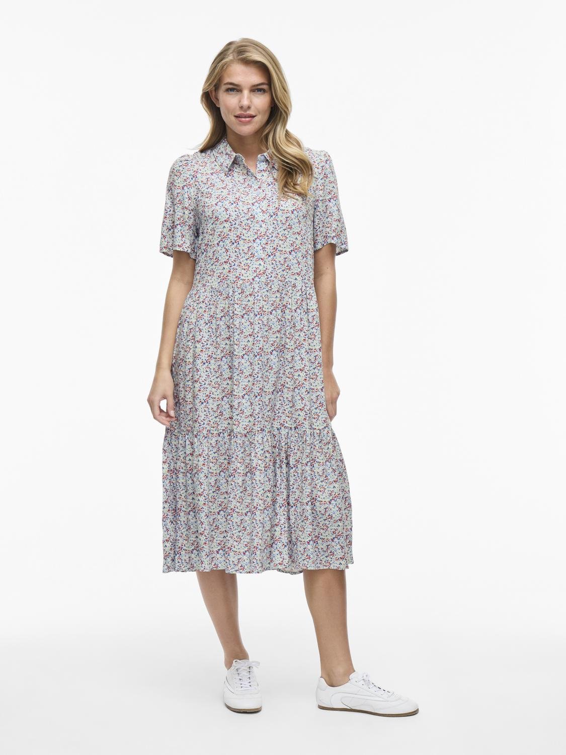 VIKATY Midi Dress - Kentucky Blue - VERO MODA & VILA Bergvik